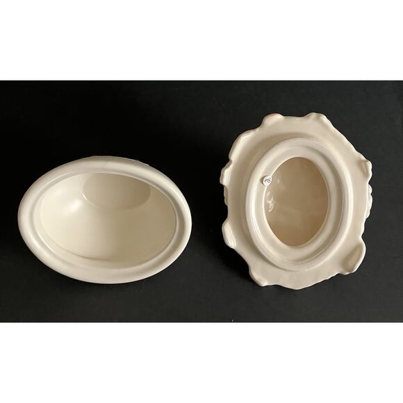 Vtg Pfaltzgraff Tea Rose Small Basket w Lid for Deviled Egg Holder 12039A NWOB - Picture 4 of 9